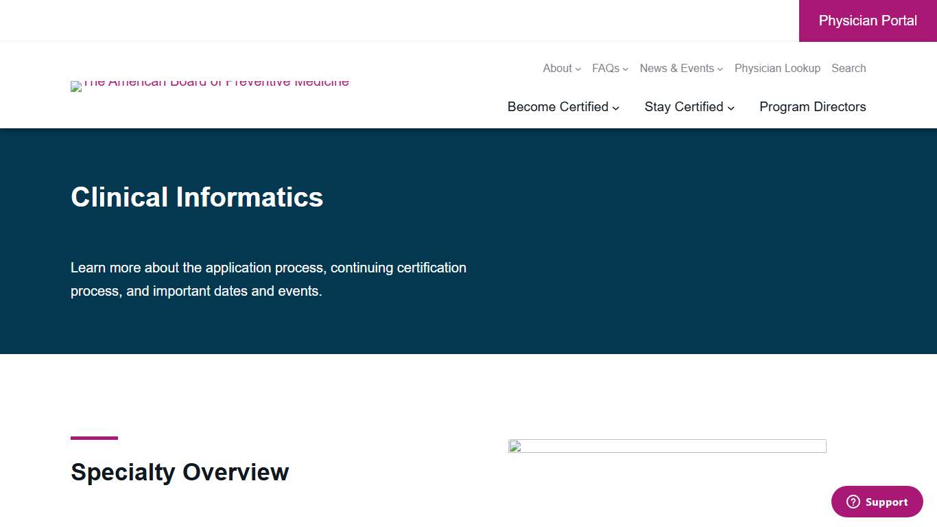 Clinical Informatics - The American Board of Preventive Medicine